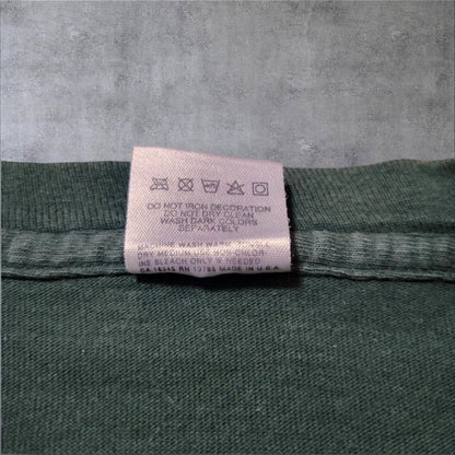 90s USA製 ケルト柄 グリーン L シングルステッチ a-000039