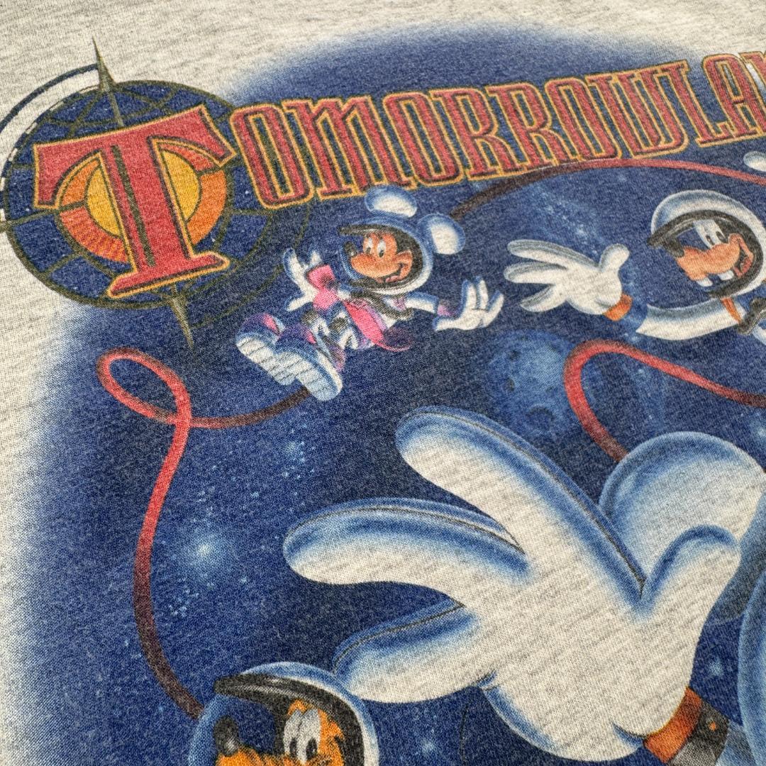 90s トゥモローランド Tシャツ USA製 S ディズニー d-000008