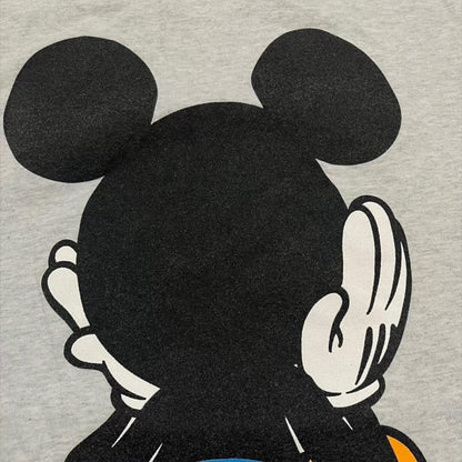 90s USA製 お座りミッキー ディズニー 青パン ヴィンテージ Tシャツ 大きめ d-000025