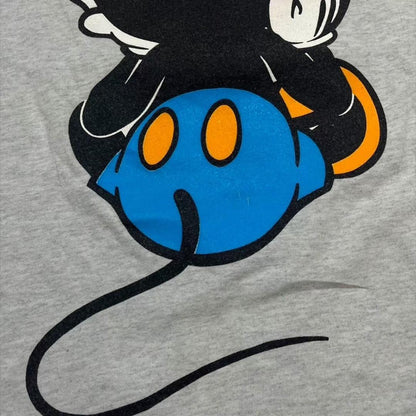 90s USA製 お座りミッキー ディズニー 青パン ヴィンテージ Tシャツ 大きめ d-000025
