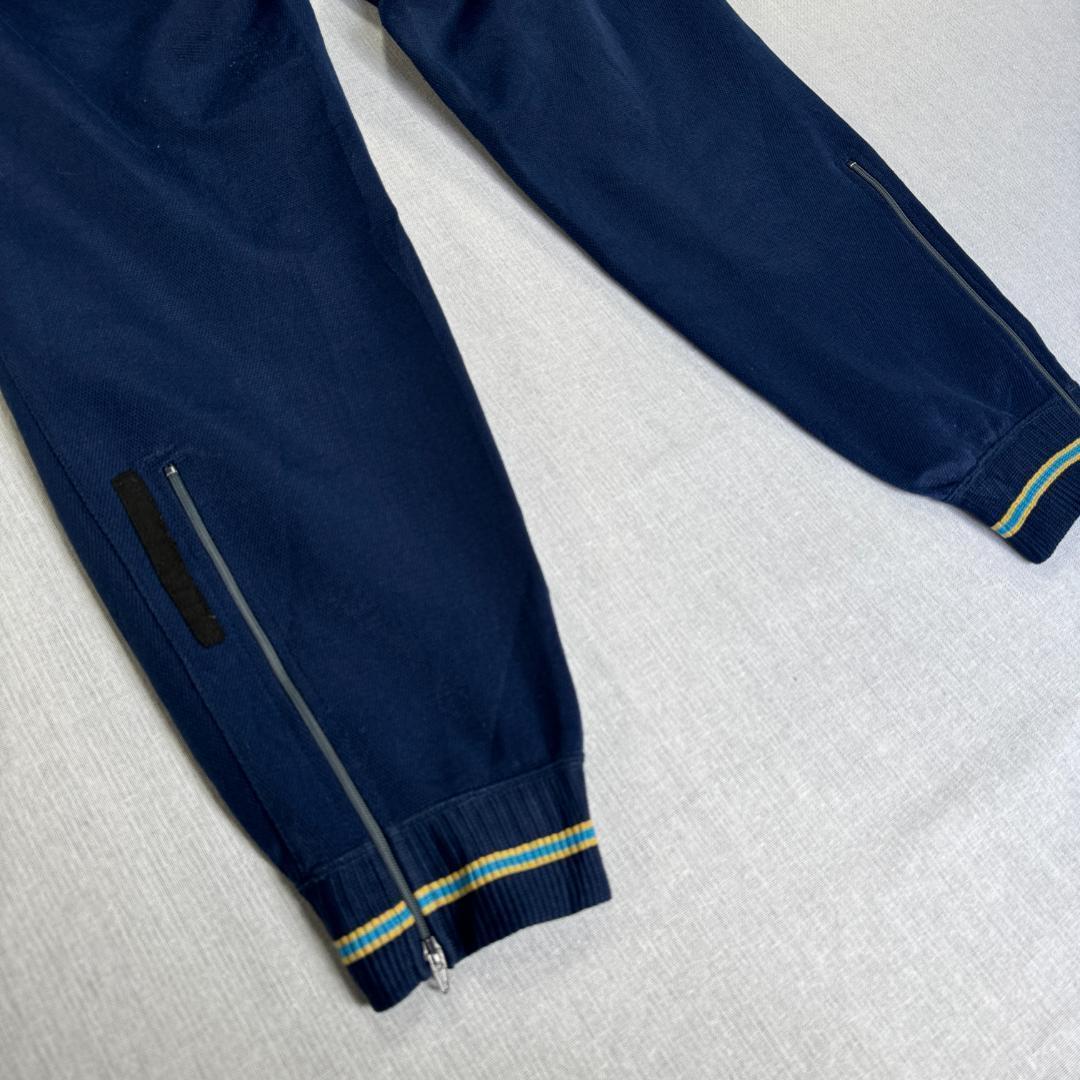 80s ナイキ NIKE トラックパンツ ネイビー L 日本製 青 pa-00001