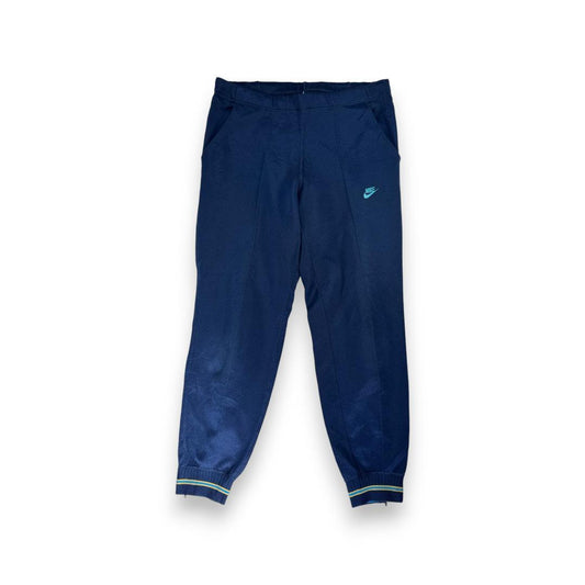 80s ナイキ NIKE トラックパンツ ネイビー L 日本製 青 pa-00001