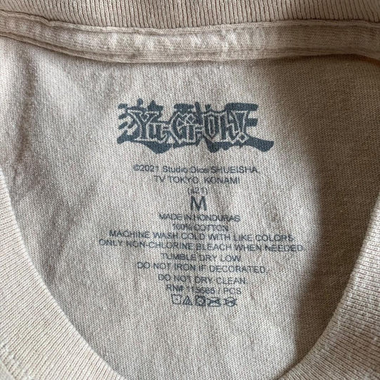 00s 遊戯王 Tシャツ ブルーアイズ アルティメットドラゴン ベージュ ch-000031