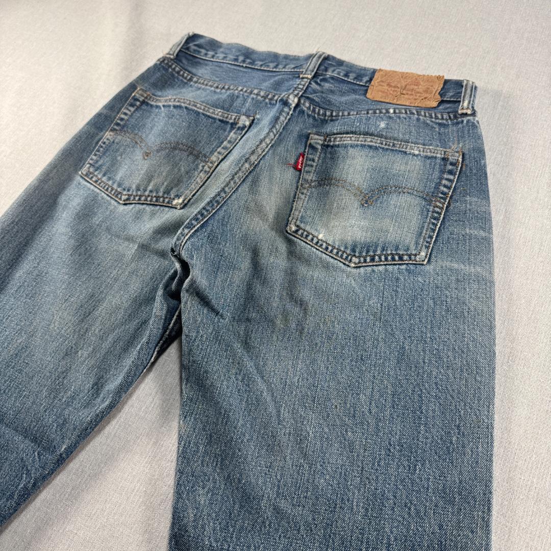 70s 501 bige ボタン裏6 デニム 赤耳 w30 pa-2603-005