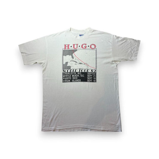80s HUGO WORLD TOUR89 USA製 XL バンドTシャツ ba-u-2505-024