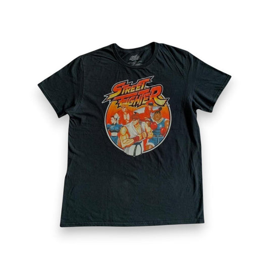 00s ストリートファイター Tシャツ 黒 L ch-000032