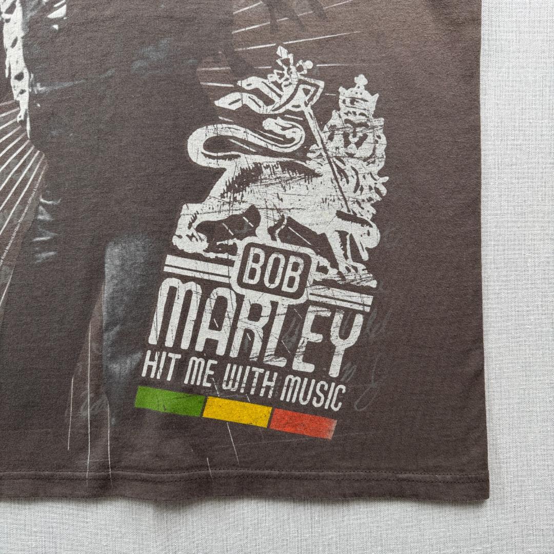 ボブマーリー BOB MARLEY ZION Tシャツ グレー L ba-u-2505-073