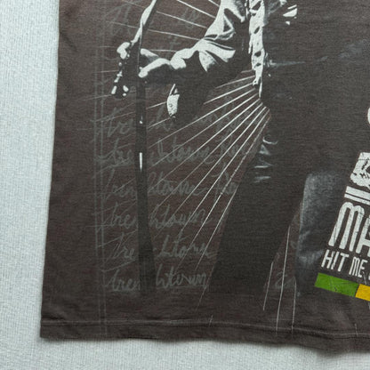 ボブマーリー BOB MARLEY ZION Tシャツ グレー L ba-u-2505-073