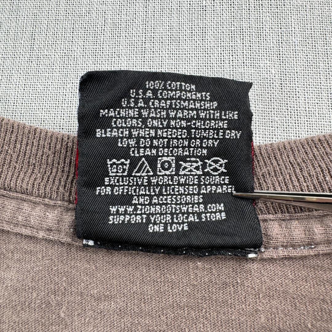 ボブマーリー BOB MARLEY ZION Tシャツ グレー L ba-u-2505-073