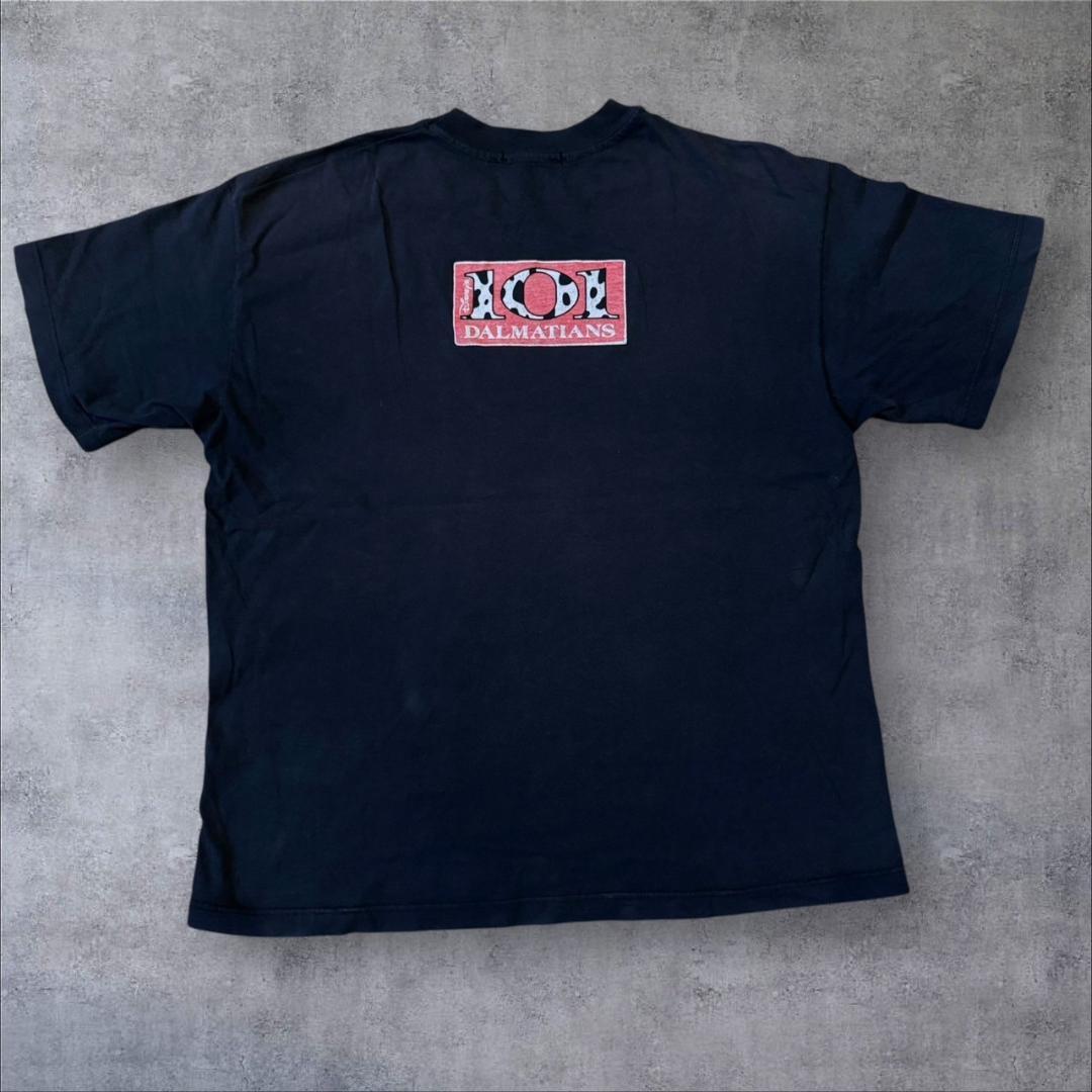 ディズニー ダルメシアンズ 101匹わんちゃん 映画 Tシャツ 黒 L z-000008