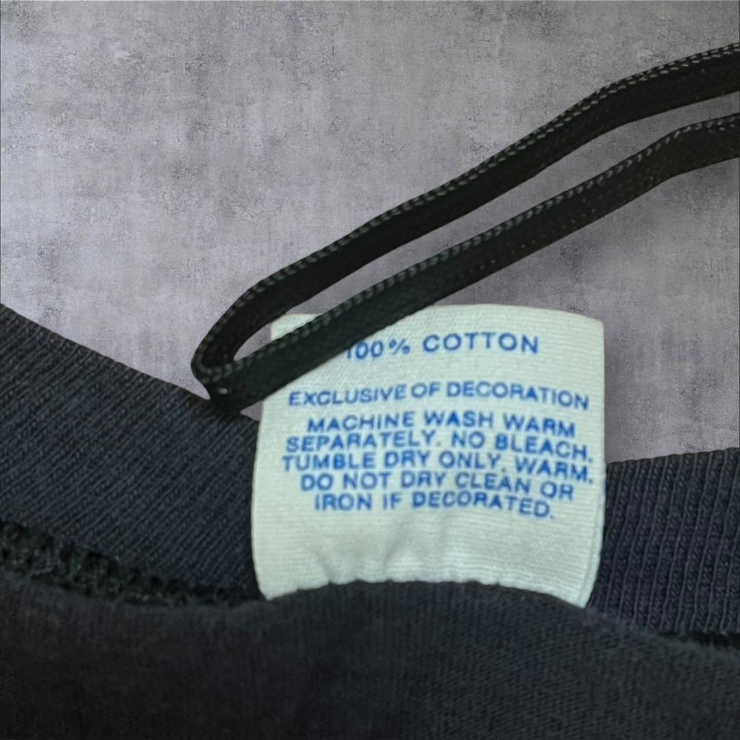 ミッキー マウス USA製 80s ディズニー 青タグ 黒 d-000005