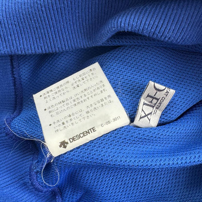 80s アディダス adidas スウェット 青 デサント製 当時 br-x-2505-002