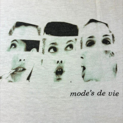 90s フォトT  mode's de vie ONEITA ホワイト S a-u-2505-090