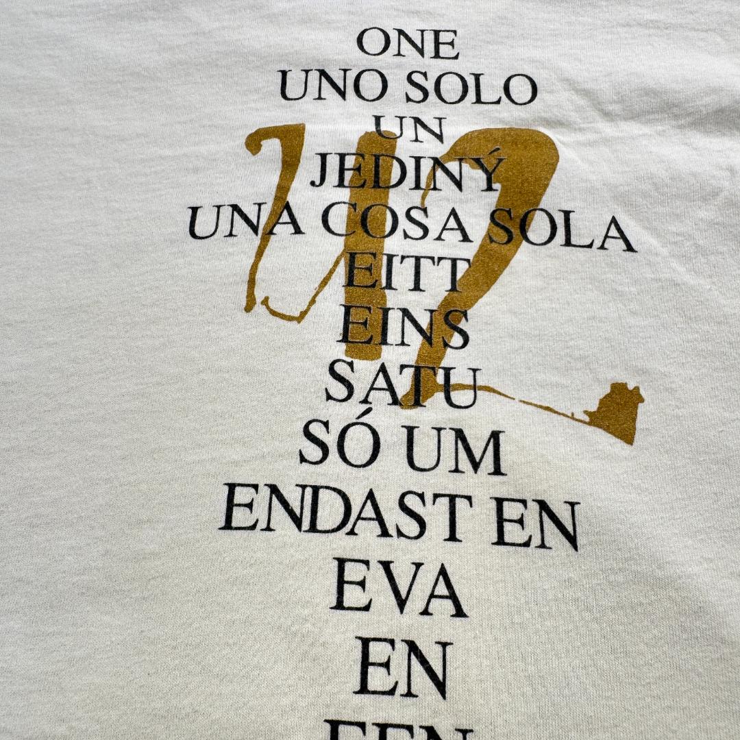 90s U2 ONE アクトンベイビー Tシャツ アートT バンドT ba-x-2505-009