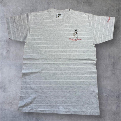 90s  ボーダー ジーザス モンク USA製 グレー o-000011