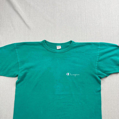 80s チャンピオン champion トリコタグ ターコイズ USA製 XL br-u-2505-007