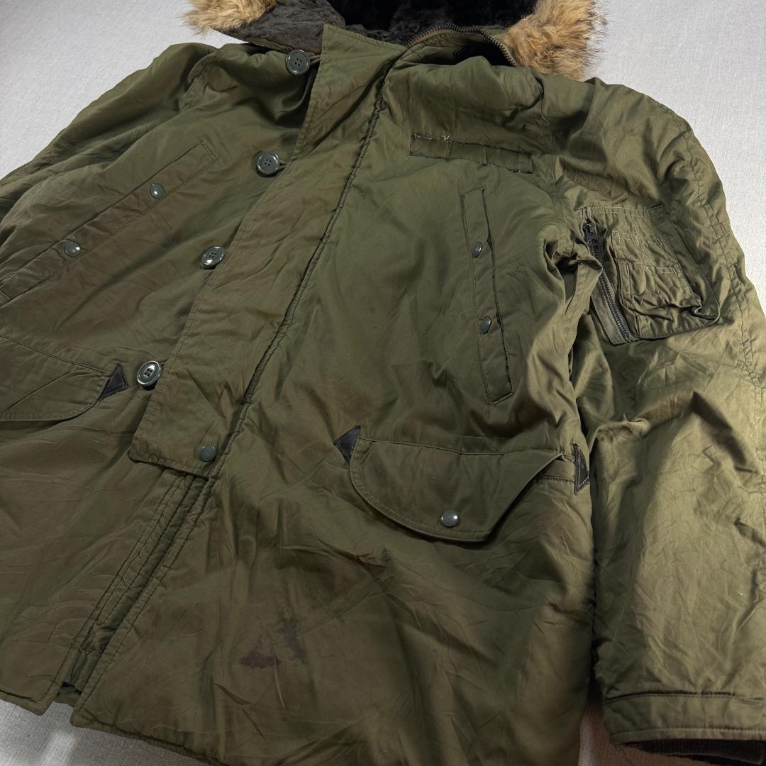 【特価】 70s 米軍実物 N-3B MODIFIED ミリタリージャケット L ja-2603-015