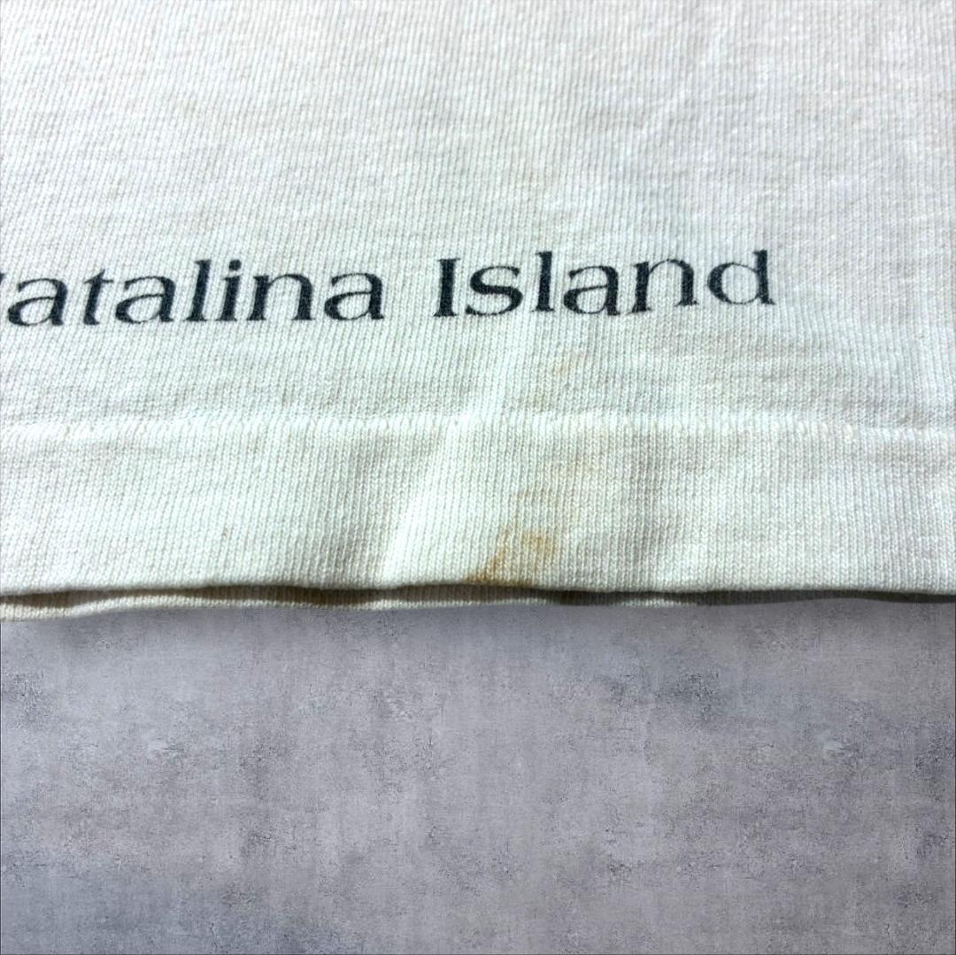 90s studio.Q CATALINA ISLAND ひまわり アートT テネシーリバー USA製 M a-u-2505-080