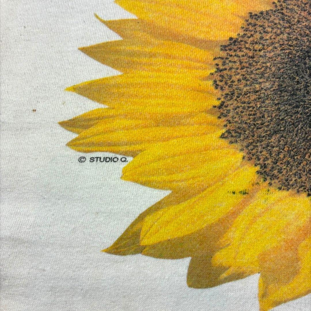 90s studio.Q CATALINA ISLAND ひまわり アートT テネシーリバー USA製 M a-u-2505-080