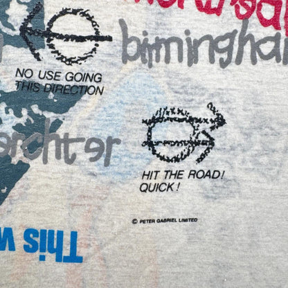 80s ピーターガブリエル プログレ Tシャツ Peter Gabr ba-t-2505-014