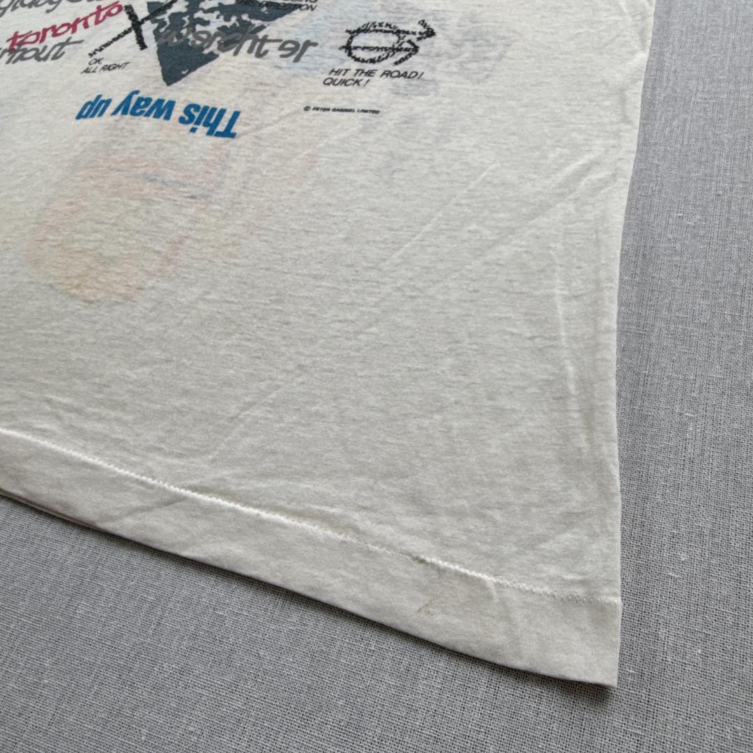 80s ピーターガブリエル プログレ Tシャツ Peter Gabr ba-t-2505-014