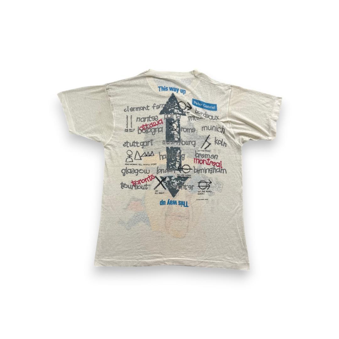 80s ピーターガブリエル プログレ Tシャツ Peter Gabr ba-t-2505-014