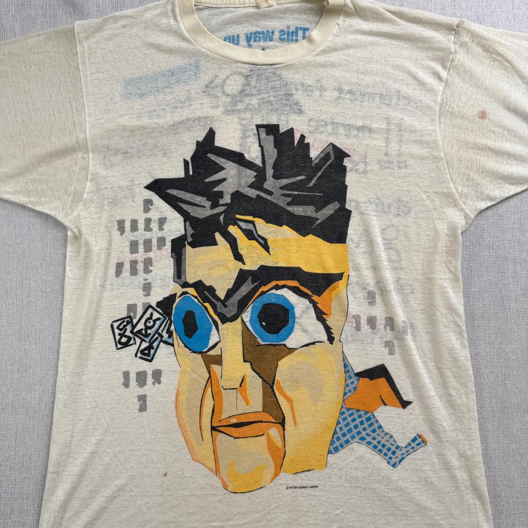 80s ピーターガブリエル プログレ Tシャツ Peter Gabr ba-t-2505-014