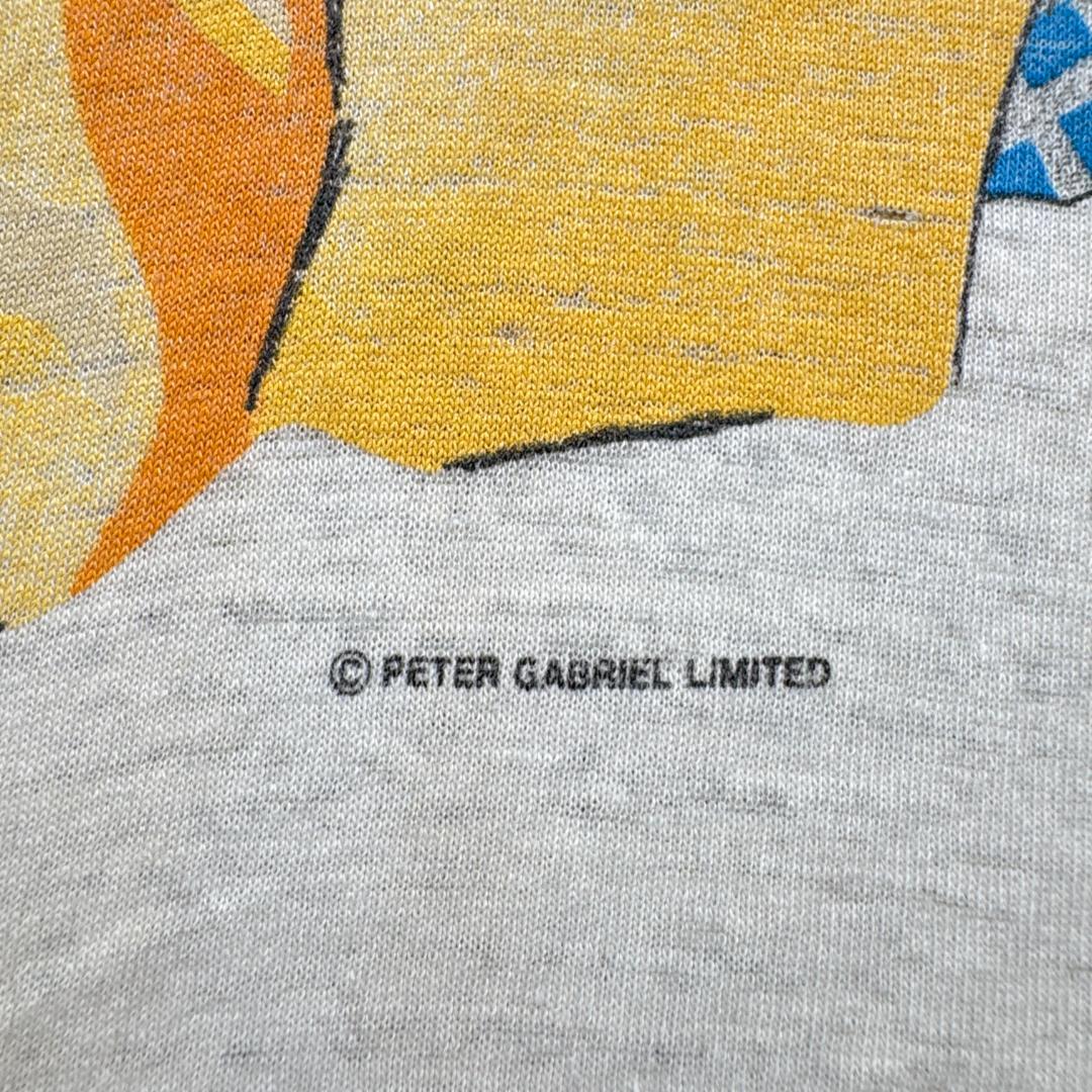 80s ピーターガブリエル プログレ Tシャツ Peter Gabr ba-t-2505-014