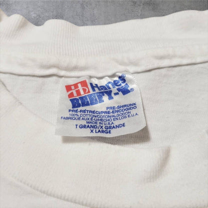 90s Tシャツ USA製 アート 犬 XL 白 a-000037