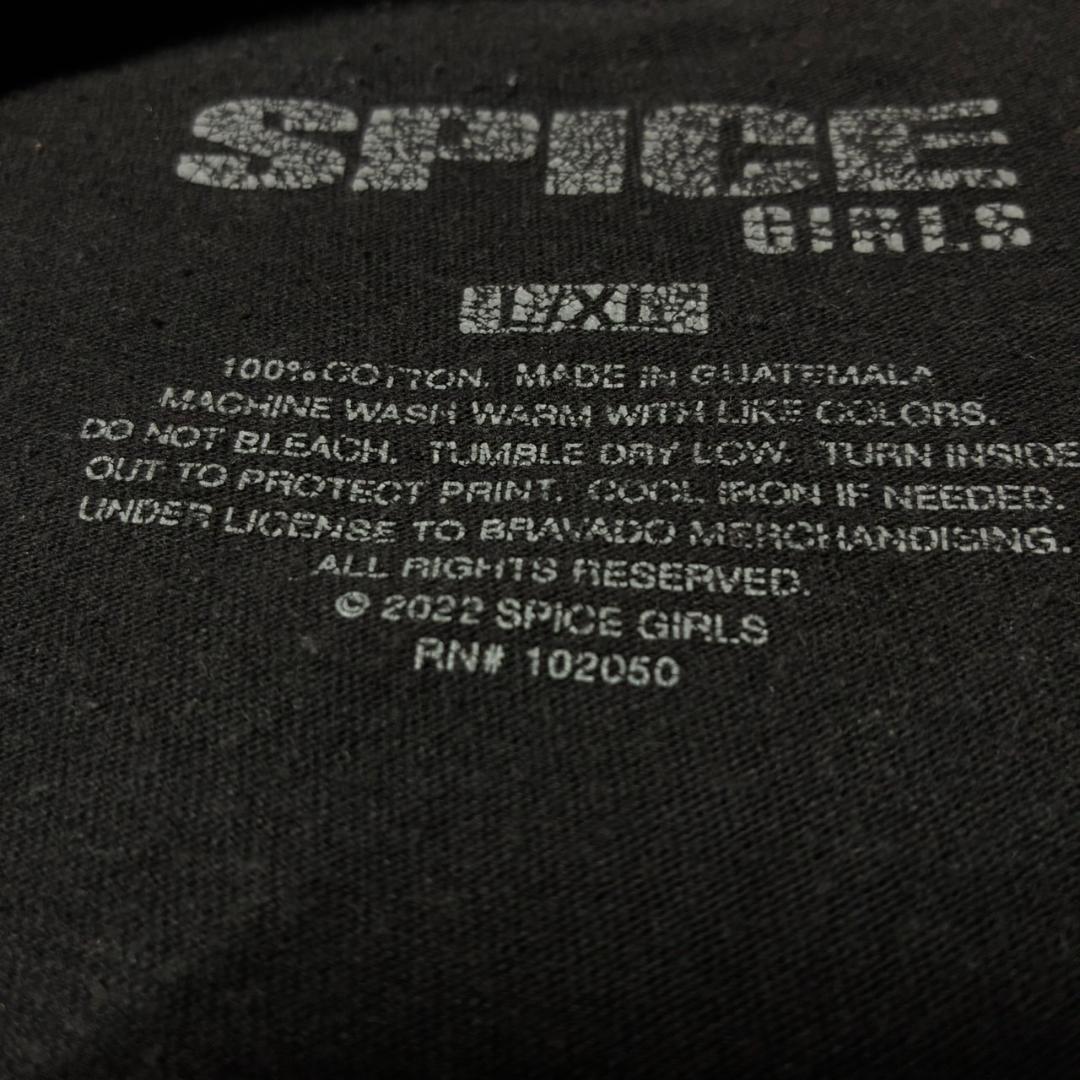 00s スパイスガールズ SPICE GIRLS バンド Tシャツ 黒 XL ba-u-2505-051