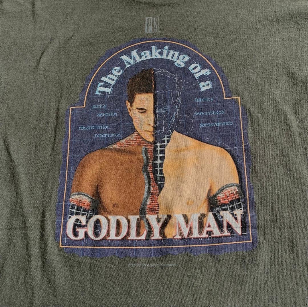 90s USA製 Promise Keepers カーキ o-000023