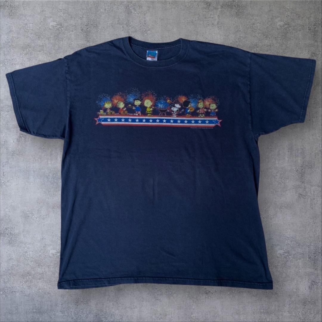 00s スヌーピー PEANUTS ネイビー XL ch-000037