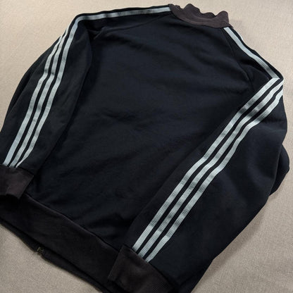 00s adidas アディダス トラックジャケット 紺 ベッケンバウアー L ja-2603-056