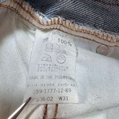 80s Levi's 506 W31 ボタン裏359 フィリピン製 pa-2603-003