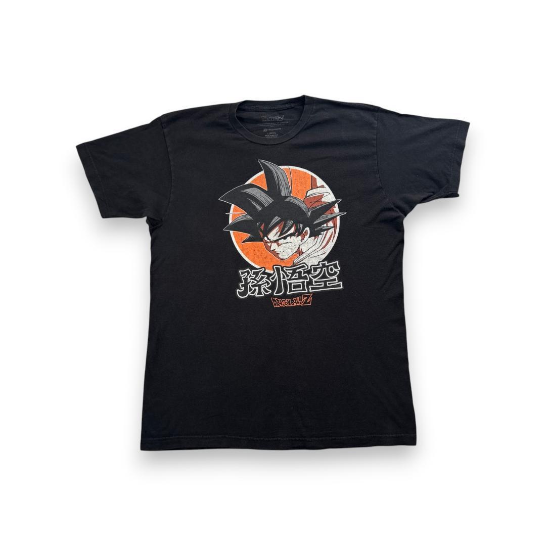 00s ドラゴンボールZ 孫悟空 Tシャツ 黒 L drag ch-x-2505-002
