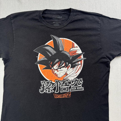 00s ドラゴンボールZ 孫悟空 Tシャツ 黒 L drag ch-x-2505-002