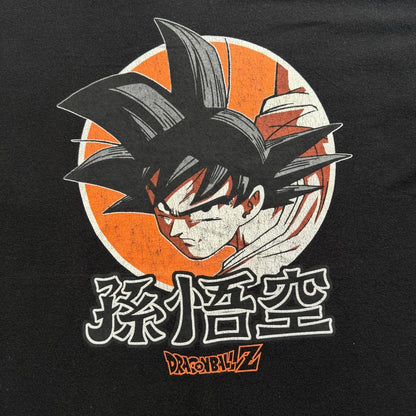 00s ドラゴンボールZ 孫悟空 Tシャツ 黒 L drag ch-x-2505-002