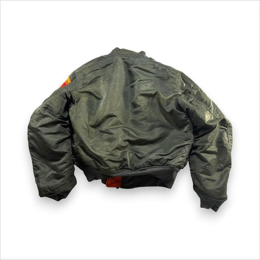 60s アルファ MA-1 米軍実物 scovillジッパー ma1 ja-2603-003