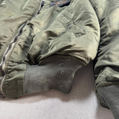 60s アルファ MA-1 米軍実物 scovillジッパー ma1 ja-2603-003