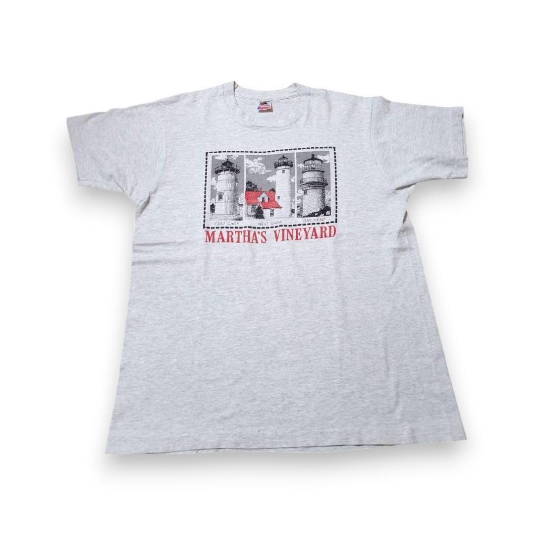 90s USA製 アート Tシャツ シングルステッチ 霜降り L a-000022
