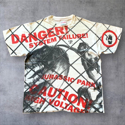 90s ジュラシックパーク USA製 シングルステッチ L m-000014