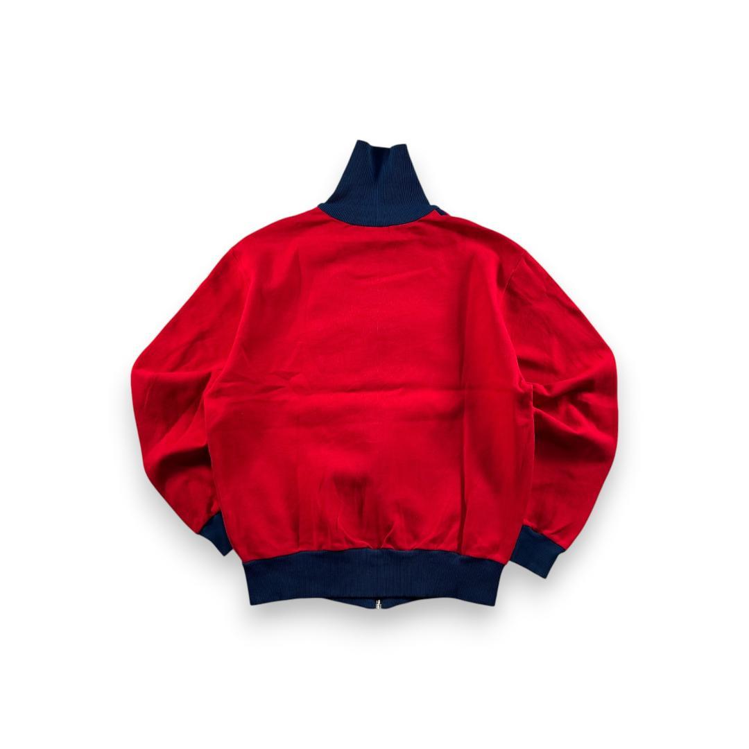 70s 西ドイツ製 adidas アディダス トラックジャケット 赤 1号 S ja-2603-053