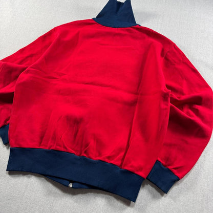 70s 西ドイツ製 adidas アディダス トラックジャケット 赤 1号 S ja-2603-053