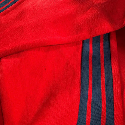 70s 西ドイツ製 adidas アディダス トラックジャケット 赤 1号 S ja-2603-053