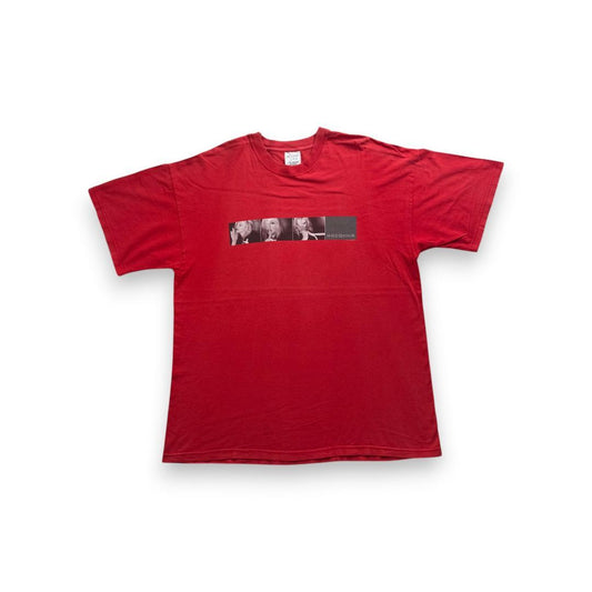 00s マドンナ Tシャツ ツアー MADONNA 赤 XL バンド ba-u-2505-089