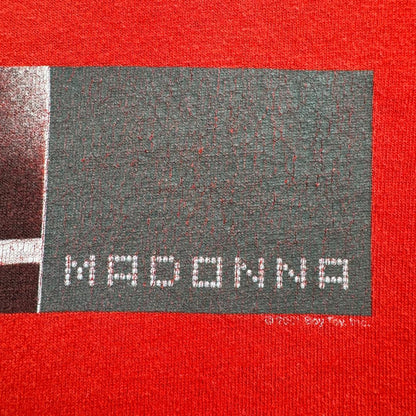 00s マドンナ Tシャツ ツアー MADONNA 赤 XL バンド ba-u-2505-089