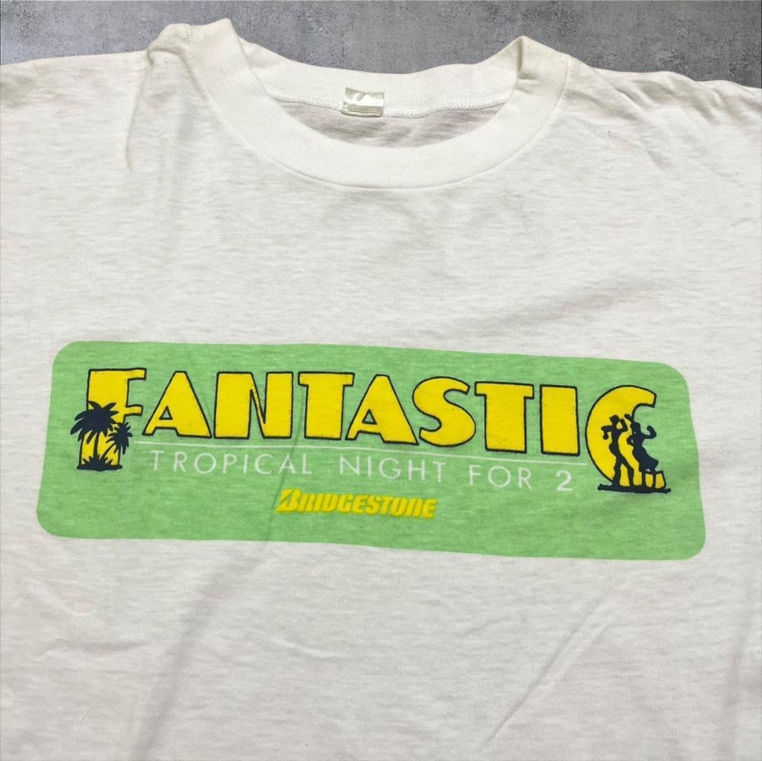 90s 企業T Tシャツ ブリヂストン L 白 co-u-2505-008
