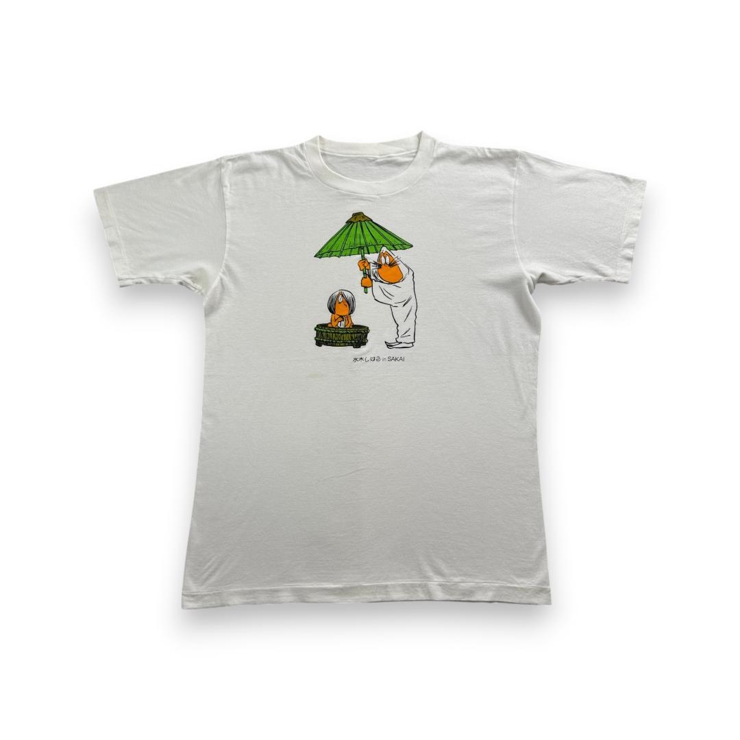 90s ゲゲゲの鬼太郎 ねずみ男 Tシャツ 水木しげる ch-u-2505-060