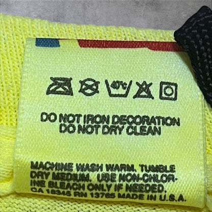 90s マイクロソフト windows 企業T USA製 蛍光色 co-u-2505-038