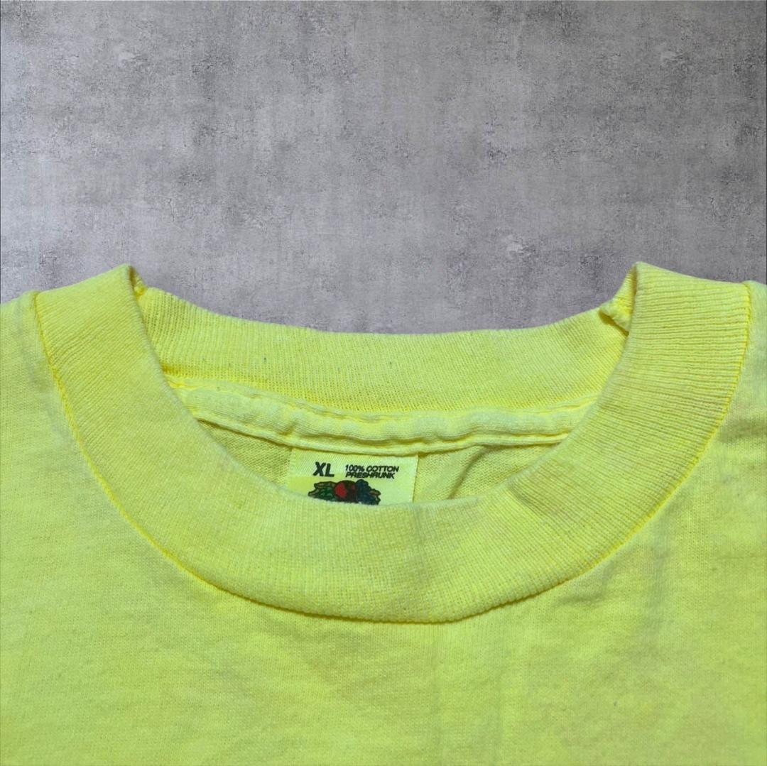 90s マイクロソフト windows 企業T USA製 蛍光色 co-u-2505-038